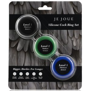 SET DE 3 ANÉIS PARA O PÉNIS JE JOUE - Image 2