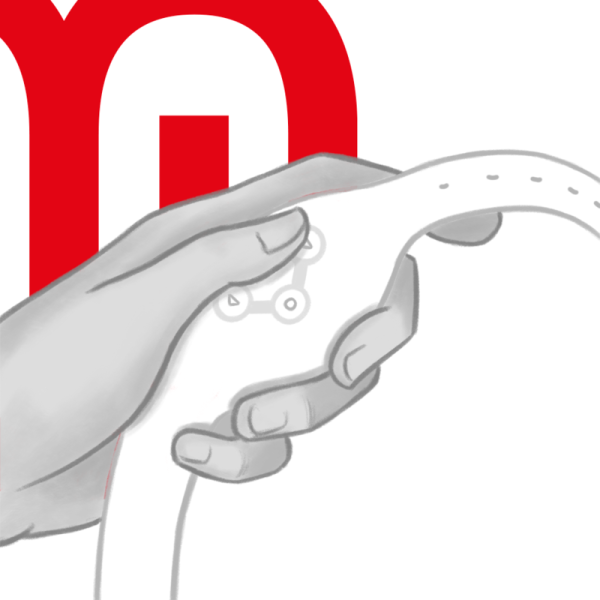 CONTROLO REMOTO WATCHME RELÓGIO (BRANCO)