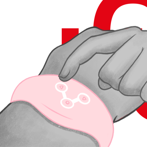 CONTROLO REMOTO WATCHME RELÓGIO (ROSA)