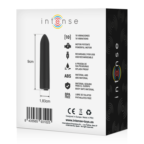 BALA VIBRATÓRIA INTENSE (PRETO)