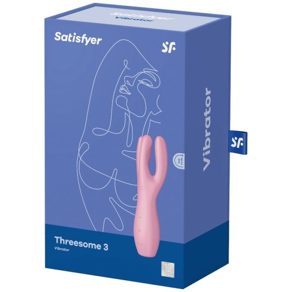 VIBRADOR SATISFYER THREESOME 3 (ROSA)