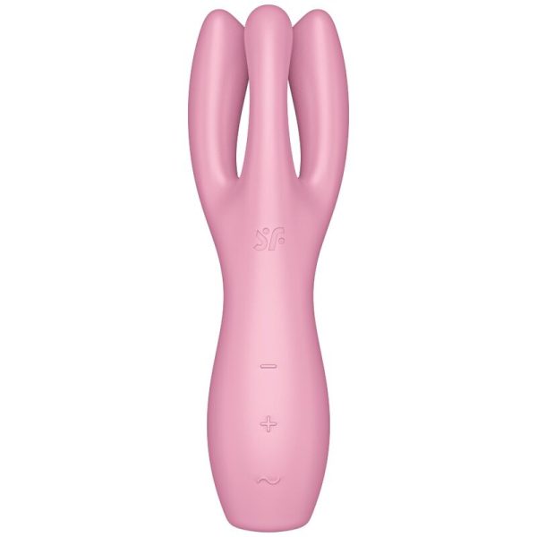VIBRADOR SATISFYER THREESOME 3 (ROSA)