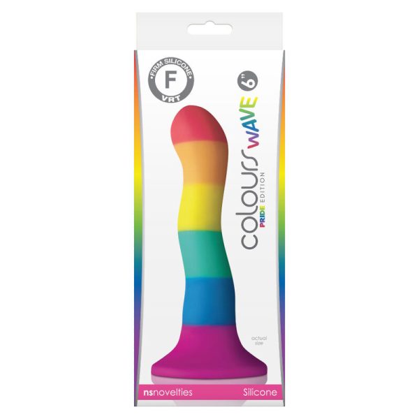 DILDO WAVE BANDEIRA LGBT | 17 CM