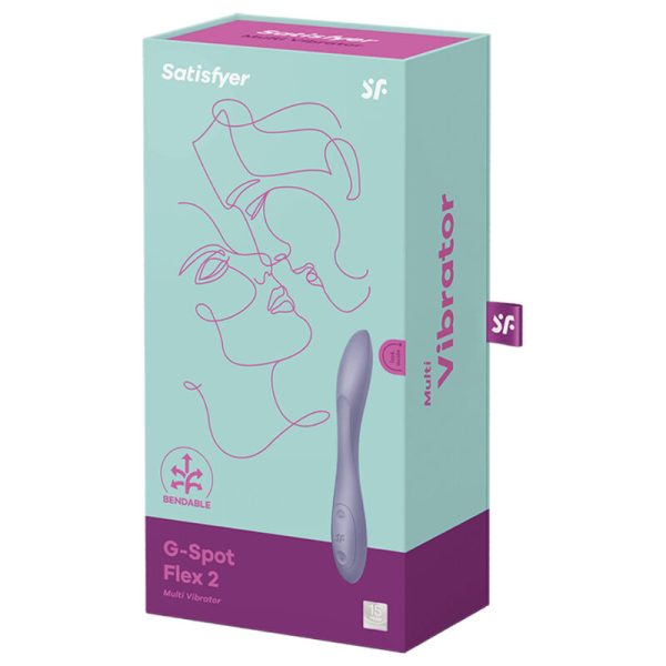 VIBRADOR FLEXÍVEL SATISFYER G-SPOT FLEX 2 (ROXO)