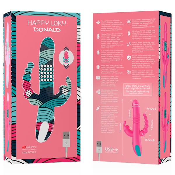 VIBRADOR TRIPLO DONALD