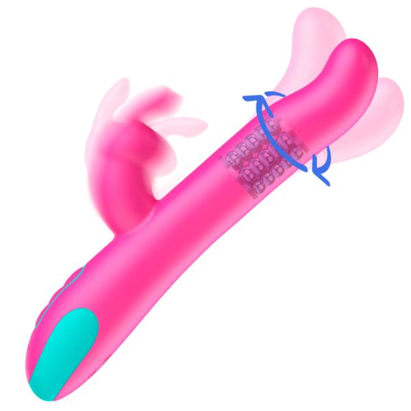 VIBRADOR RABBIT PLUTO (COM ROTAÇÃO)