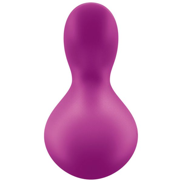 VIBRADOR SATISFYER VIVA LA VULVA 3 LAY-ON (VIOLETA)