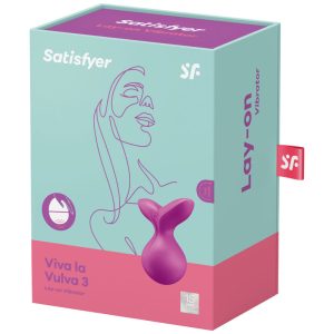 VIBRADOR SATISFYER VIVA LA VULVA 3 LAY-ON (VIOLETA) - Image 4
