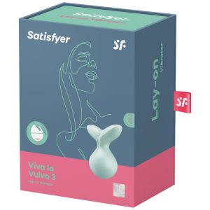 VIBRADOR SATISFYER VIVA LA VULVA 3 LAY-ON (VERDE) - Image 4