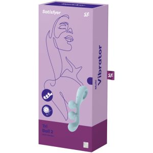 MULTI VIBRADOR SATISFYER TRI BALL 2 (AZUL) - Image 4