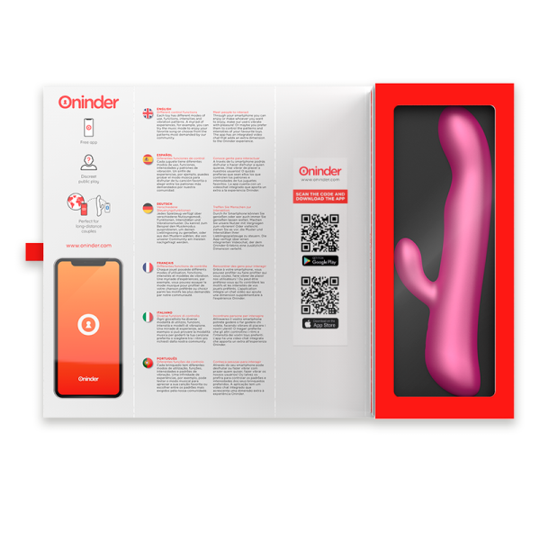 VIBRADOR RABBIT OSLO ROSA (VIBRAÇÃO E ROTAÇÃO)