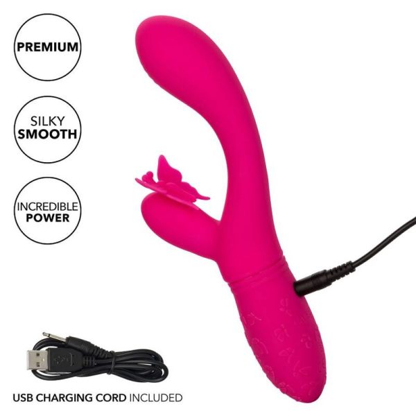 VIBRADOR RABBIT BUTTERFLY KISS (ROSA)