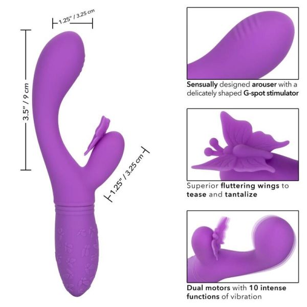 VIBRADOR RABBIT BUTTERFLY KISS (LILÁS)