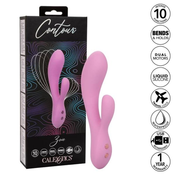 VIBRADOR RABBIT CONTOUR ZOIE