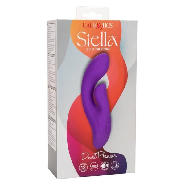 VIBRADOR RABBIT STELLA DUAL TEASER (ROXO)