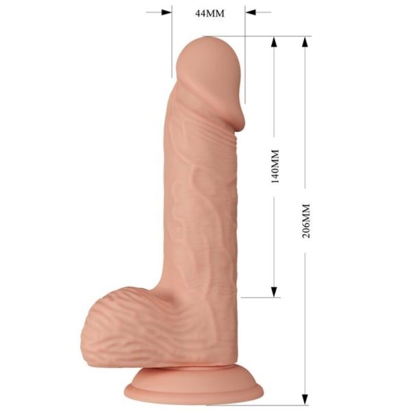DILDO REALÍSTICO CATOBLEPAS (FLEXÍVEL) | 20.6 CM