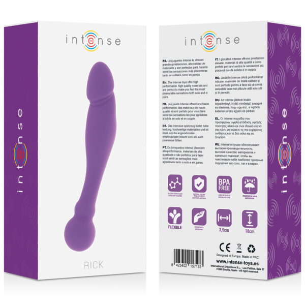 VIBRADOR RICK DUAL (LILÁS)