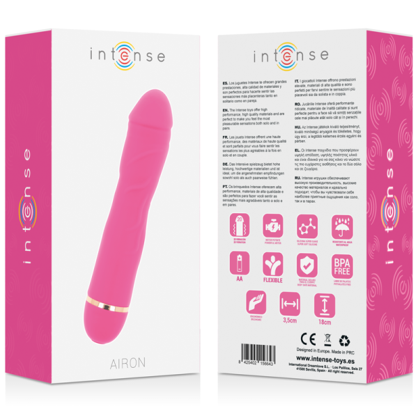 VIBRADOR AIRON COM 20 VELOCIDADES (ROSA)