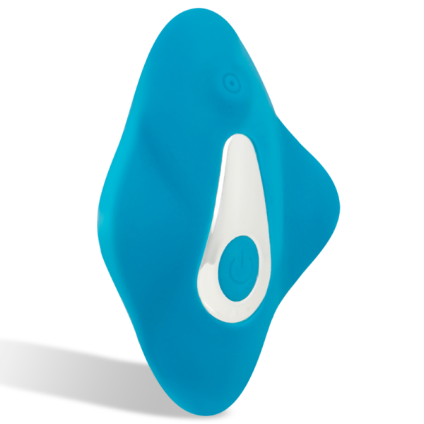 ESTIMULADOR SAMANTHA PANTY COM CONTROLO REMOTO (AZUL)