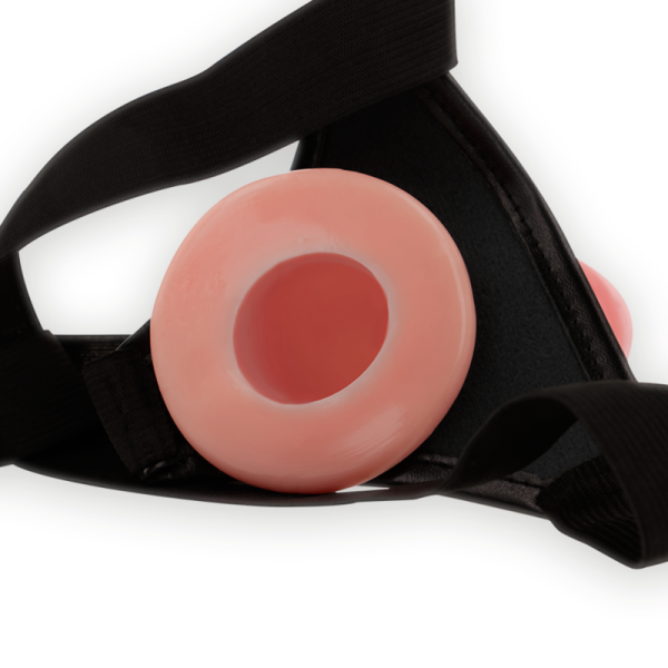 ARNÊS COM DILDO OCO INTENSE | 16 X 3 CM