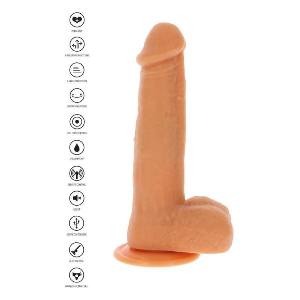 DILDO VIBRATÓRIO COM CONTAS GIRATÓRIAS 3 DILDO VIBRATÓRIO COM CONTAS GIRATÓRIAS