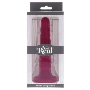 DILDO RIBBED DONG (VERMELHO) | 12 CM - Image 6