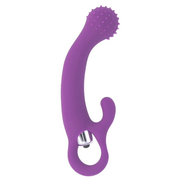 VIBRADOR NAILA COM ESTIMULADOR DE CLÍTORIS (LILÁS)