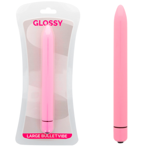 GLOSSY - SLIM VIBRADOR ROSA - Image 1
