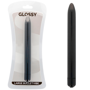GLOSSY - SLIM VIBRADOR NEGRO - Image 1