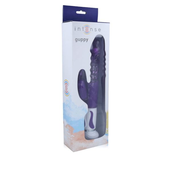 VIBRADOR RABBIT GUPPY COM ROTAÇÃO (LILÁS)