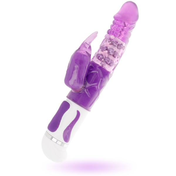 VIBRADOR RABBIT GUPPY COM ROTAÇÃO (LILÁS)