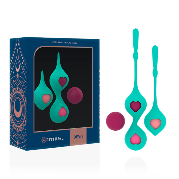 KIT DE BOLAS DE KEGEL DEVA (VERDE)