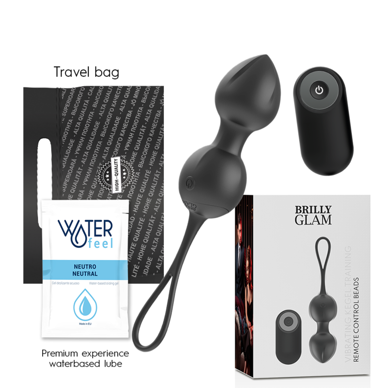 Flame Love Shop 6 BOLAS DE KEGEL BRILLY GLAM (COM CONTROLO REMOTO)