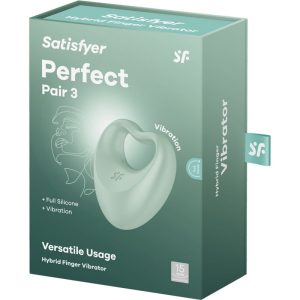 ANEL PARA O PÉNIS / VIBRADOR DE DEDO PERFECT PAIR 3 (VERDE) 11 ANEL PARA O PÉNIS / VIBRADOR DE DEDO PERFECT PAIR 3 (VERDE) - Image 6