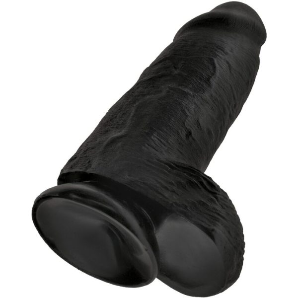 DILDO REALÍSTICO CHUBBY (PRETO) | 23 CM