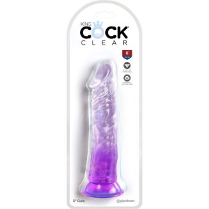 DILDO REALÍSTICO CLEAR (ROXO) | 19.7 CM 3 DILDO REALÍSTICO CLEAR (ROXO) | 19.7 CM - Image 2