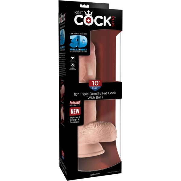 DILDO REALÍSTICO PLUS COM TESTÍCULOS (PELE CLARA) | 19.4 CM