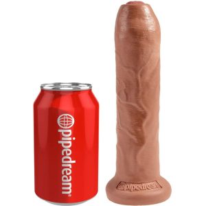 DILDO REALÍSTICO COM PREPÚCIO UNCUT (PELE ESCURA) | 17.8 CM - Image 2