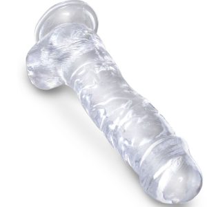 DILDO REALÍSTICO CLEAR COM TESTÍCULOS (TRANSPARENTE) | 16.5 CM 7 DILDO REALÍSTICO CLEAR COM TESTÍCULOS (TRANSPARENTE) | 16.5 CM - Image 3