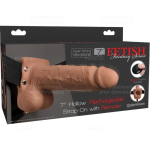 STRAP-ON COM DILDO REALÍSTICO VIBRATÓRIO | 17.8 CM - Image 6