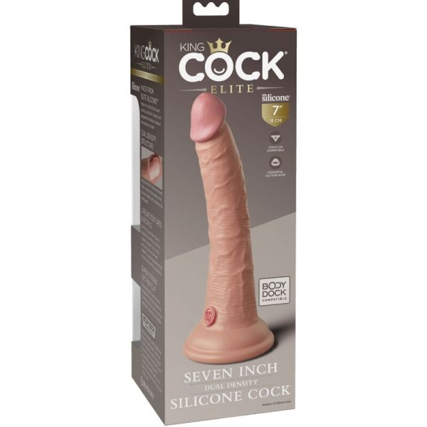 DILDO REALÍSTICO ELITE (PELE CLARA) | 17.8 CM
