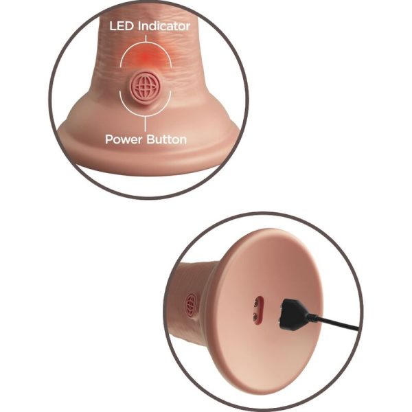 VIBRADOR REALÍSTICO ELITE (PELE CLARA) | 20.3 CM