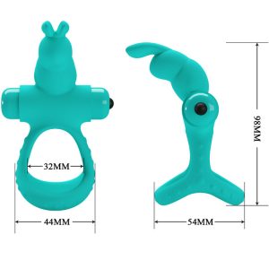 ANEL PARA O PÉNIS VIBRATÓRIO FIGGY (VERDE) - Image 4