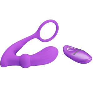 PLUG ANAL COM ANEL PARA O PÉNIS WARREN (LILÁS) - Image 3