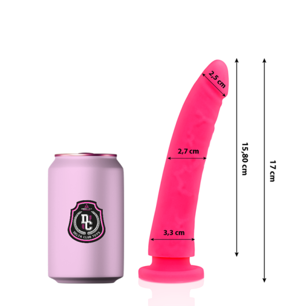 DILDO REALÍSTICO DELTA CLUB (ROSA) | 17CM