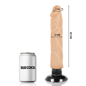 VIBRADOR REALÍSTICO BASECOCK (COM COMANDO) | 20 CM - Image 2