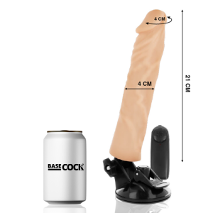 VIBRADOR REALÍSTICO BASECOCK (COM COMANDO) | 21 CM - Image 2