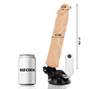 VIBRADOR REALÍSTICO BASECOCK (COM COMANDO) | 21 CM - Image 2
