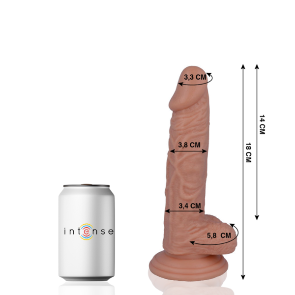 DILDO REALÍSTICO INTENSE #11 | 18 CM / 3.8 CM