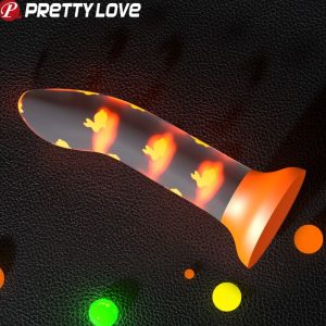 DILDO LUMINOSO MAGICAL NIGHTFALL (LARANJA) - Image 3